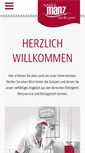 Mobile Screenshot of manz-die-metzgerei.de