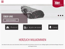 Tablet Screenshot of manz-die-metzgerei.de